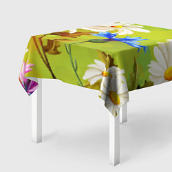 Скатерть для стола Цветочный мир, цвет: 3D-принт — фото 2