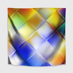 Скатерть для стола Colorful squares, цвет: 3D-принт