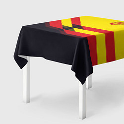 Скатерть для стола Man United FC: Yellow style, цвет: 3D-принт — фото 2