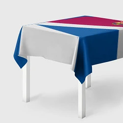Скатерть для стола FC Barcelona: Sport Geometry, цвет: 3D-принт — фото 2