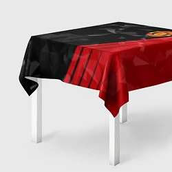 Скатерть для стола FC Manchester United: Abstract, цвет: 3D-принт — фото 2