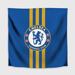 Скатерть для стола FC Chelsea: Gold Lines, цвет: 3D-принт