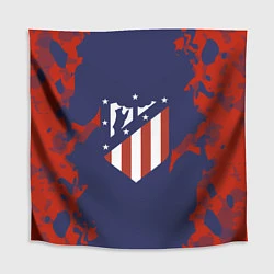 Скатерть для стола FC Atletico Madrid: Blue & Red, цвет: 3D-принт