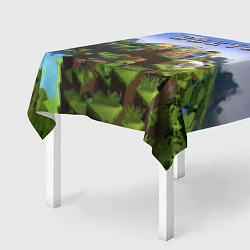 Скатерть для стола Minecraft: Настя, цвет: 3D-принт — фото 2