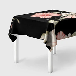 Скатерть для стола Цветок во мраке, цвет: 3D-принт — фото 2