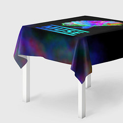Скатерть для стола Muse: Neon Flower, цвет: 3D-принт — фото 2