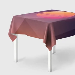 Скатерть для стола Retro Sunrise, цвет: 3D-принт — фото 2