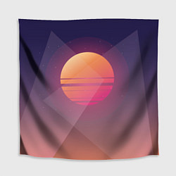 Скатерть для стола Retro Sunrise, цвет: 3D-принт