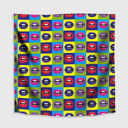 Скатерть для стола Pop Art Lips, цвет: 3D-принт