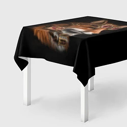 Скатерть для стола Королевский лис, цвет: 3D-принт — фото 2