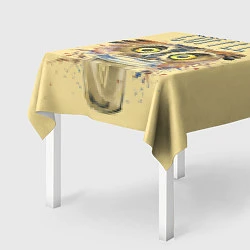 Скатерть для стола Owls like coffee, цвет: 3D-принт — фото 2