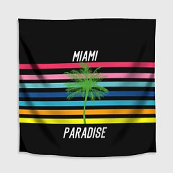 Скатерть для стола Miami Paradise, цвет: 3D-принт