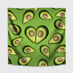 Скатерть для стола Люблю авокадо, цвет: 3D-принт