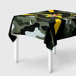 Скатерть для стола Войска связи, цвет: 3D-принт — фото 2