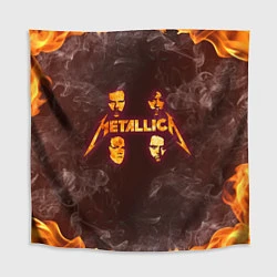 Скатерть для стола Metallica, цвет: 3D-принт