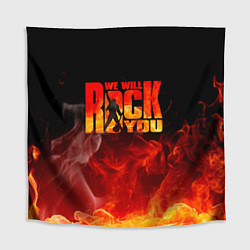 Скатерть для стола Queen - We Will Rock You, цвет: 3D-принт