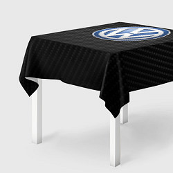 Скатерть для стола Volkswagen Logo, цвет: 3D-принт — фото 2