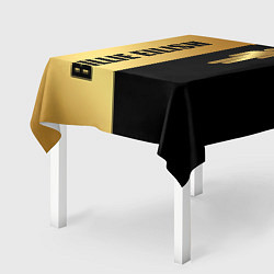 Скатерть для стола Billie Eilish Gold, цвет: 3D-принт — фото 2
