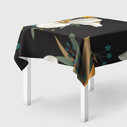 Скатерть для стола Цветочный арт, цвет: 3D-принт — фото 2