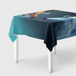 Скатерть для стола ЛИСА И ВОЛК D, цвет: 3D-принт — фото 2