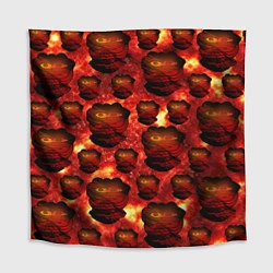 Скатерть для стола Lava Monster Лавовый Монстр, цвет: 3D-принт