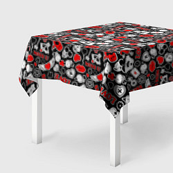 Скатерть для стола Love, цвет: 3D-принт — фото 2