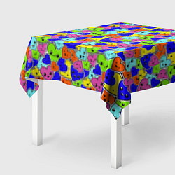 Скатерть для стола Сердечки, цвет: 3D-принт — фото 2