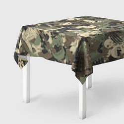 Скатерть для стола Камуфляж с костями, цвет: 3D-принт — фото 2
