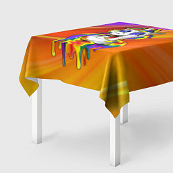 Скатерть для стола Единорог Unicorn Rainbow Z, цвет: 3D-принт — фото 2