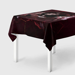 Скатерть для стола Аста Черный клевер Red style, цвет: 3D-принт — фото 2