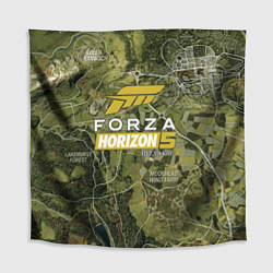 Скатерть для стола Forza Horizon 5 - map, цвет: 3D-принт