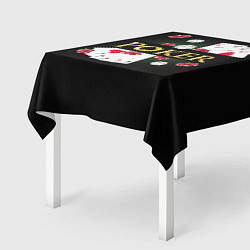 Скатерть для стола Покер POKER, цвет: 3D-принт — фото 2