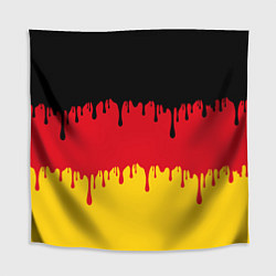 Скатерть для стола Флаг Германии потёки, цвет: 3D-принт