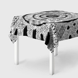 Скатерть для стола Наскальные узоры, цвет: 3D-принт — фото 2