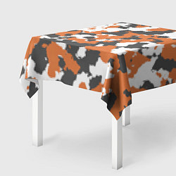 Скатерть для стола Orange Camo, цвет: 3D-принт — фото 2