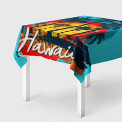 Скатерть для стола Hawaii Солнце, Пальмы, цвет: 3D-принт — фото 2