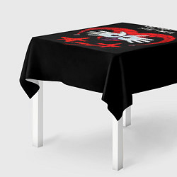 Скатерть для стола АЛИСА Чёрная Метка, цвет: 3D-принт — фото 2