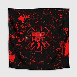 Скатерть для стола Red Hot Chili Peppers, лого, цвет: 3D-принт