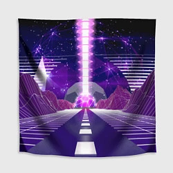 Скатерть для стола Vaporwave Neon Space, цвет: 3D-принт