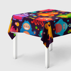 Скатерть для стола CHARMING MONSTERS, цвет: 3D-принт — фото 2