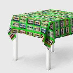 Скатерть для стола VINTAGE AUDIO CASSETTES, цвет: 3D-принт — фото 2