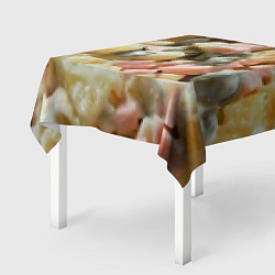 Скатерть для стола Салат оливье, цвет: 3D-принт — фото 2