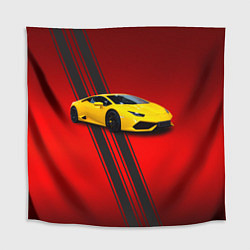 Скатерть для стола Итальянский гиперкар Lamborghini Aventador, цвет: 3D-принт
