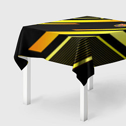 Скатерть для стола ФК Барселона эмблема, цвет: 3D-принт — фото 2