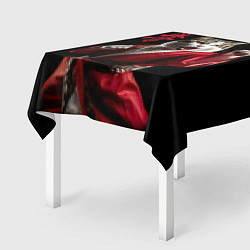 Скатерть для стола Кот боец каратэ киокушинкай, цвет: 3D-принт — фото 2