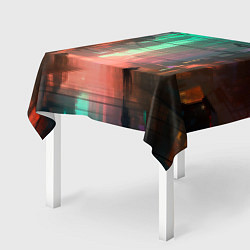 Скатерть для стола Кибер город будущего, цвет: 3D-принт — фото 2