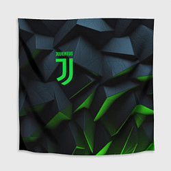 Скатерть для стола Juventus black green logo, цвет: 3D-принт