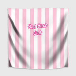 Скатерть для стола Bad Bitch Club - barbie style, цвет: 3D-принт