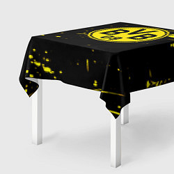 Скатерть для стола Borussia yellow splash, цвет: 3D-принт — фото 2