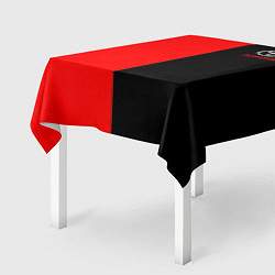 Скатерть для стола Toyota car красно чёрный, цвет: 3D-принт — фото 2